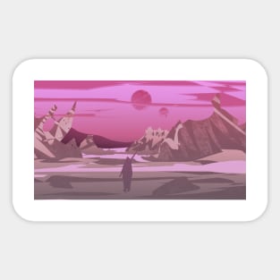 another planet Sticker